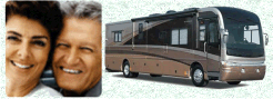Tire pressure monitoring system TPMS for motorhomes